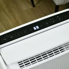 HOMCOM 5500mL Portable Dehumidifier with Air Purifier, UVC, Ioniser, 24H Timer, 5 Modes, 16L/Day, for Home Laundry, White - 9