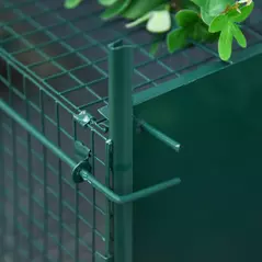 PawHut Two-Door Live Trap for Small Animals, Animal Trap for Rat, Mice - Dark Green - 8