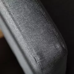 HOMCOM Two-Seater Sofa, with Steel Legs - Grey - 9