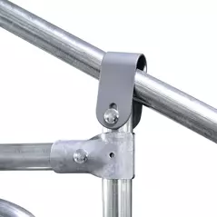 PawHut Large Chicken Coop, Galvanised Walk In Chicken Coop Hen House w/ Water-Resist Cover, 3 x 1.7 x 1.9m - 8