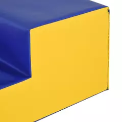 HOMCOM 2-Piece Soft Playset for Toddlers, Climbing, Crawling, For ages 12-36 Months, Red - 8