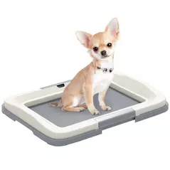 PawHut Dog Toilet Tray for Training Dogs, Dog Litter Tray for Indoor, Outdoor, 47 x 34 x 6cm - 1