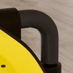 SPORTNOW Mini Exercise Bike, Portable Pedal Exerciser with LCD Display for Legs, Arms, Rehabilitation, Therapy, Yellow - 8