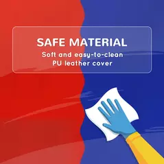 HOMCOM 2-piece Soft Play Set, Baby Foam Climber Block for Toddler 1-3 Years, Dark Blue - 7