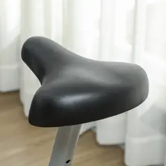 SPORTNOW Quiet Exercise Bike with 8-Level Magnetic Resistance and Heart Rate Sensor, for Home Gym, Grey and black - 8