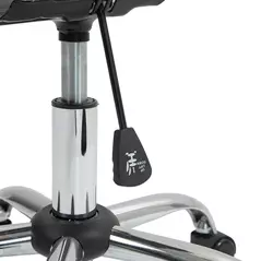 HOMCOM Teddy Fleece Swivel Office Chair - Grey - 9