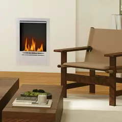 HOMCOM Stainless Steel Bioethanol Fire - Silver Tone - 7
