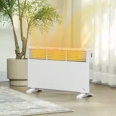 HOMCOM 1500W Convector Heater - White - 2