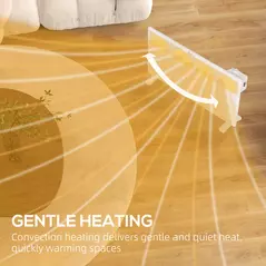 HOMCOM 2000W Convector Heater - White - 4