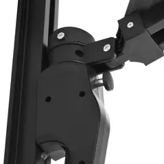 Outsunny 2.5m Wall Mounted Parasol, Hand to Push Outdoor Patio Umbrella with 180 Degree Rotatable Canopy for Porch, Deck, Garden, 250 cm, Grey - 8