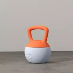 SPORTNOW 10KG Soft Kettlebell, Kettle Bell with Non-Slip Handle for Home Gym, Weight Lifting, Strength Training, Orange/Grey - 7