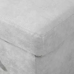 HOMCOM Pull Out Sofa Bed with Storage - Light Grey - 8