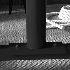 SPORTNOW Weight Rack for Olympic Weight Plate, 3 Tier Weight Tree for 2 inch Plates and Bars, Weight Organiser Stand with 4 Transport Wheels and Clamps for Home Gym, Max Load 200kg, Black - 8