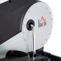 HOMCOM Elliptical Cross Trainer, Home Cardio Workout Machine with Eight Level Magnetic Resistance, LCD Monitor, Heart Rate Sensor, Two Wheels - 9