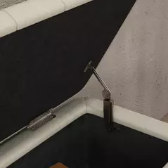 HOMCOM Linen-Look 92 x 31cm Storage Ottoman - Cream White - 8