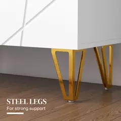 HOMCOM Narrow Shoe Storage Cabinet with Soft-Close Hinges and Adjustable Shelves for 15-20 Pairs of Shoes, White - 7