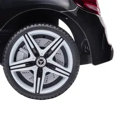 HOMCOM Benz SLC 300  Licensed 12V Kids Electric Ride On, with Music, Remote Control, LED Headlights, Horn, Black - 9