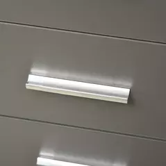 HOMCOM Freestanding Printer Stand Unit Office Desk Side Mobile Storage w/ Wheels 3 Drawers, 2 Open Shelves Modern Style 80L x 40W x 65H cm - Grey - 8