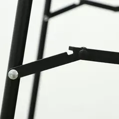 HOMCOM 150cm Arched Full Length Mirror - Black - 9