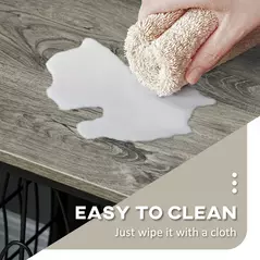 PawHut Indoor Dog Crate Furniture End Table w/ Plush Washable Cushion, Lockable Door, for Medium Dogs - 8