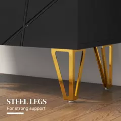 HOMCOM Narrow Shoe Storage Cabinet with Soft-Close Hinges and Adjustable Shelves for 15-20 Pairs of Shoes, Black - 7