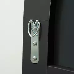 HOMCOM 150cm Arched Full Length Mirror - Black - 7