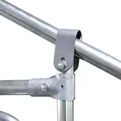 PawHut Large Hen Coop, Galvanised Walk In Chicken Run with Cover, 6 x 3 x 2m, Silver - 8