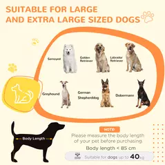 PawHut Heavy Duty Dog Crate on Wheels w/ Bowl Holder, Removable Tray, Openable Top, Detachable Door, for L, XL Dogs - 4