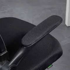 Vinsetto Mesh Back Office Chair, with Flip-Up Arms - Black - 8