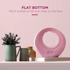 SPORTNOW 12kg Kettlebell, Kettle Bell with Wide Handle for Home Gym, Weight Lifting, Strength Training, Pink - 5