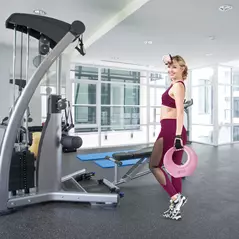 SPORTNOW 12kg Kettlebell, Kettle Bell with Wide Handle for Home Gym, Weight Lifting, Strength Training, Pink - 6