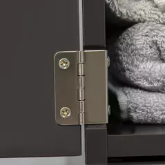 HOMCOM Tall Bathroom Cabinet, Freestanding Bathroom Storage Cabinet with 2-Tier Shelf and Drawers, Narrow Cupboard Storage Unit, Brown - 7