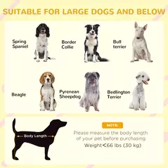 PawHut Wooden Outdoor Dog House, with Asphalt Openable Top, Removable Floor, Clear Front Panel, Curtain, 103 x 77 x 83cm - 7