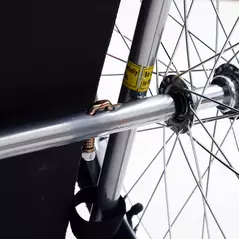 Pawhut Bicycle Pet Trailer in Steel Frame-Red/Black - 8