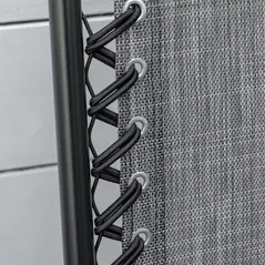 Outsunny  Pieces Patio Folding Chair Set, Outdoor Portable Loungers for Camping Pool Beach Deck, Lawn Chairs with Armrest Steel Frame, Mixed Grey - 8