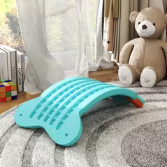 AIYAPLAY Balance Board for Kids Balance Training & Sensory Play, Light Blue - 9