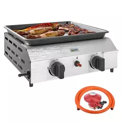 Outsunny Two Burner Portable Gas Grill - 1