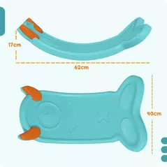 AIYAPLAY Balance Board for Kids Balance Training & Sensory Play, Light Blue - 3