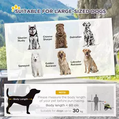 PawHut Dog Bike Trailer, 2 in 1 Dog Stroller for Large Dogs with Hitch, Quick-release 20" Wheels, Pet Bicycle Cart Trolley Carrier for Travel, Green - 5