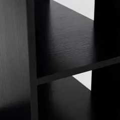 HOMCOM Computer Desk with Drawers and Storage Shelves, Office Desk Writing Table with Printer Stand, Large Workstation for Study Play Work Home Office, 137 x 55 x 92cm, Black - 8