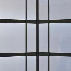 Outsunny 8ft x 5ft Outdoor BBQ Protective Gazebo Tent Aluminium Steel Frame w/ 2 Shelves Hardtop Roof Canopy Ground Stakes Safe Cooking - 8