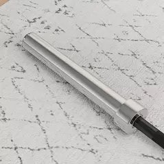 SPORTNOW 210cm Olympic Barbell Bar for 5cm Weight Plates, with Spring Clips, 19kg - 8