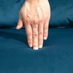 HOMCOM 4-in-1 Velvet-Feel Single Chair Bed, with Pillow - Navy Blue - 8