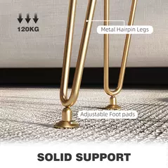 HOMCOM 5L Velvet-Feel Storage Ottoman - Cream White - 7