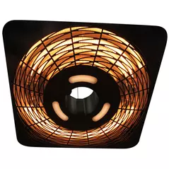 Outsunny 2000W Electric Hanging Patio Heater Ceiling Mounted Halogen Heating Indoor Outdoor with Remote Control Aluminium - 8