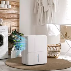 HOMCOM 30L Clothes Dryer Dehumidifier - White - 2