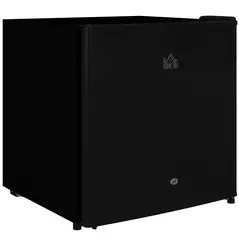 HOMCOM 46 Litre Lockable Countertop Fridge - Black - 1
