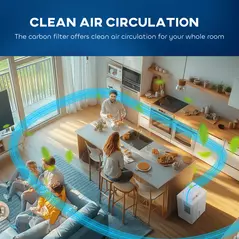 HOMCOM 30L Clothes Dryer Dehumidifier - White - 8