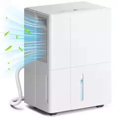 HOMCOM 30L Clothes Dryer Dehumidifier - White - 1