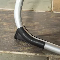 Outsunny Foldable Outdoor Sun Loungers Set of 2, Reclining Lounge Chair Camping Bed Cot with Pillow 4-Level Adjustable Back Aluminium Frame, Khaki - 8